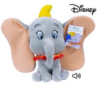 Peluche DUMBO Éléphant Grand 30Cm Avec Sons Musiques Originales DISNEY