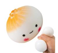 Peluche Dumpling Sensorielle | 1*pcs Jouet Anti Stress Texture Réaliste Douce Élastique | 7*6cm Objet Pression Relaxant | Cadeau Famille Amis Adultes