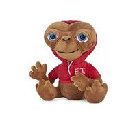 Peluche E.T extraterrestre 28 cm avec veste rouge - Edition speciale - Set doudou + carte offerte - Enfant - Adulte