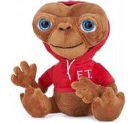 Peluche e.t l extra terrestre avec capuche rouge 52 cm - grand modele - cadeau pour fan film adulte enfant - set doudou et xl + carte offerte