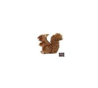 Living Nature Écureuil Peluche 20 cm - Réaliste, Roux, Doux et Moelleux pour Enfants et Adultes, Animal de la Forêt, Cadeau