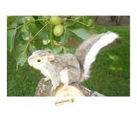 Peluche Ecureuil gris 18 cm Gris G
