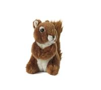 Living Nature Moyen Écureuil, Écureuil en Peluche Doux et Réaliste, Peluche Naturli, 14cm