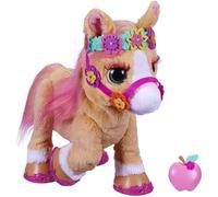 Peluche électronique Cannelle mon poney coquet, animal de 35 cm, plus de 80 sons et réactions, 26 accessoires, jouets interactifs
