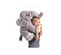 peluche eléphant assis 50 cm
