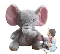 Peluche éléphant, avec Musique apaisante et lumière, Douce et câlinable, comme Jouet, éléphant comme Jouet Musical, pour Femmes, et Filles pour se détendre