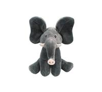 Peluche Éléphant Coucou Couverture Yeux, Chant et Musique, Intégralement Grise, 32 cm - Doudou Sensoriel