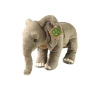 Peluche Eléphant d'Afrique 28cm Réaliste Ultra Doux en Matière Ecologique Rappa Gris