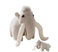 Peluche éléphant - Jouet apaisant Mignon et réaliste en Forme d'animal, Figurine d'éléphant en Peluche comme Jouet avec Rembourrage, pour et Filles pour la Saint-Valentin, Noël, Un