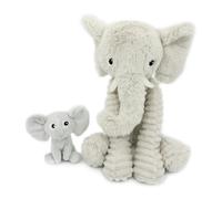 Peluche éléphant maman et son bébé g