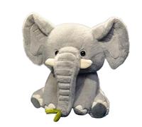 Peluche Éléphant Moelleuse Et 25 Cm Grandes Oreilles Douces Et Moelleuses