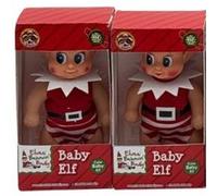 Peluche Elves Behavin Badly Elfe corps mou vinyle habits rouge bébé 13 cm Modèle aléatoire Multicolore