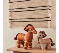 Peluche En Coton Et Polyester Marron TU
