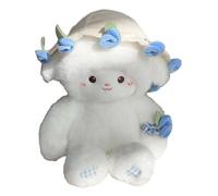 Peluche en forme d'agneau pour bébé, 30 cm, mignonne et douillette - Petit mouton - Pour chambre à coucher, salon, canapé, lit, voiture, chambre d'enfant