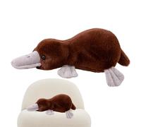 Peluche en forme d'animal en peluche - Bec de canard rempli de 38 cm - Jouet réaliste et mignon - Adorable coussin en peluche australien pour adultes et
