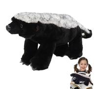 Peluche en forme de blaireau au miel - Animal sauvage inspiré de la nature pour Thanksgiving et autres anniversaires. Vous pouvez le choisir pour montrer votre préoccupation pour votre famille ou vos
