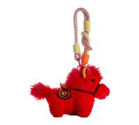Peluche en Forme de Cheval,Figurine Collection Mignonne Porte-Clés - avec un Lanyard et une Porte-clés en Peluche,Cadeau pour Homme Enfant Adulte Anniversaire Noël Nouvel An 2026 Fête