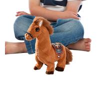 Peluche En Forme De Cheval,Figurine De Interactive Électrique - Jouets Sur Le Thème Du Cheval | Pour Tout-petits Filles Garçons Jeu D'Équitation Jeu De Ferme Bébé
