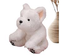 Peluche en Forme de Chien - Adorable Peluche réaliste - Décoration de Bien-être émotionnel pour Anniversaire, Adultes, Bureau, canapé, Noël, lit de bébé, Voiture, Vacances