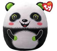Peluche en forme de coussin TY Squish a Boo's Bonsai le panda 20 cm Multicolore G