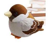 Peluche en forme d'oiseau - 15 cm - Douce et réaliste - Peluche mignonne - Pour se blottir comme compagnon pour adultes et adolescents dans le salon et la chambre à coucher