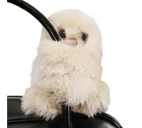 Peluche en peluche - Copain parlant et répétitif animé, corps à mouvement de tremblement, cadre de 17 x 12 cm + poids léger de 280 g, options de couleur rose blanc gris | pour les tout-petits, les éco