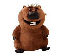 Peluche en peluche d'animaux, jouet et collectable, castor simulé de jouet en peluche, décoration de durabilité garantie, convient pour la décoration du dor