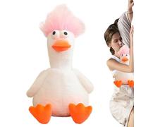 Peluche en peluche de canard - Adorable poupée en peluche avec poils poilus | Poupées en peluche pour décoration de la maison, jouets en peluche câlins pour garçons et filles
