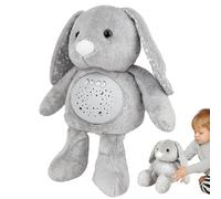 Peluche en peluche relaxante, jouet musical pour dormir avec projecteur relaxant, Sucette de bonne nuit avec lumière toria colorée, jouet en forme d'animal
