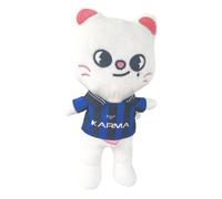 Peluche en Peluche SK ZOO, Porte-Clés à L'effigie de Stray-Kids, Anneau Porte-Clés de la Série ‘Karma’ de 10cm, Adorable Animal en Cartoon Anime, Peluche Wolf Chan Jiniret Bbokari Leebit pour Enfants