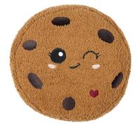 Peluche en polyester forme cookie collection KAWAII marron