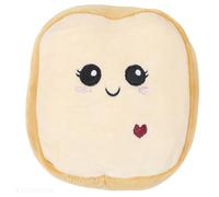 Peluche en polyester forme tartine collection BREAKFAST beige