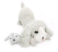 Peluche Enfant Chien Chien Gris Clair TU