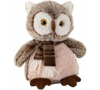 Peluche Enfant "Chouette & Écharpe" 30cm Marron Marron G