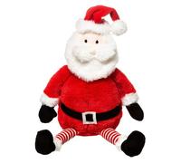 Peluche Enfant Père Noël ""Soir"" 35cm Rouge