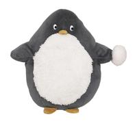 Peluche Enfant Pingouin "Nathan" 30cm Gris & Blanc