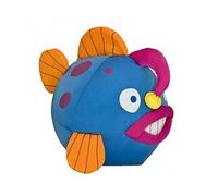 Peluche Enfant - Poisson Ballon Bleu 24cm - Doudou Animaux Marins