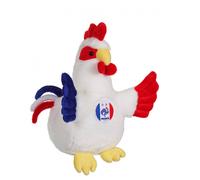 Peluche Équipe de France - fff coq bleu blanc rouge sonore 25 cm blanc TU