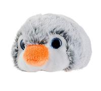 Peluche Essuie écran Pingouin Dani Créations - Noir, 10 cm, Lavable, Coton ou Polyester, Couvrante, Décoration, Intérieur, Hiver