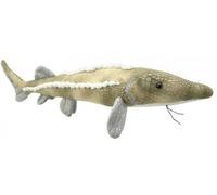 Peluche Esturgeon 38 Cm - Poisson - Animaux Rivières - Aquatiques - Doudou Enfant - Pêcheur