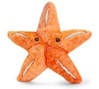 Keel Toys – Peluche KEELECO Étoile de mer SE1015 25 cm – 100% recyclée, écologique – Orange