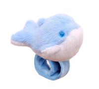 Peluche extra doux et moelleux. Design baleine bleue avec mécanisme enroulable.
