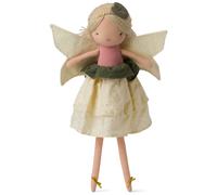 Generique Peluche Fairy Dolores la fée – 35 cm – Crème / Vert olive / Rose poudré