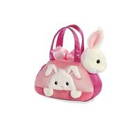 Aurora peluche Fancy Pal lapin 20,5 cm rose/blanc Rose G