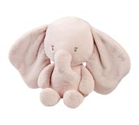 Nattou Maxi Doudou éléphant en Peluche à Poils Longs, Compagnon dès la Naissance, env. 60 cm, Polyester, fanfan, Rose
