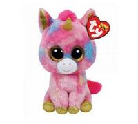 Peluche Fantasia la Licorne - TY - 16 cm - Rose - Jouet d'éveil et de dentition