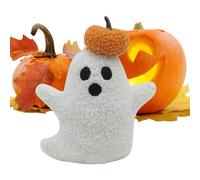 Peluche fantôme d'halloween - : Peluche Courte 23 cm | Statue de fantômes en résine Mignonne pour étagère de Bloc de fête des bébé, Jouet en Peluche fantôme Halloween | canapé Vacances