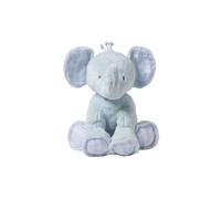 Peluche Ferdinand, l'éléphant 25 cm bleu ciel