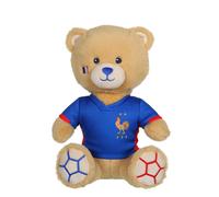 Peluche FFF Equipe de France de football, ours maillot 24 cm rouge TU