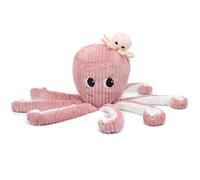 Déglingos Peluche Filou la pieuvre Maman et Bébé Les Ptipotos 45 cm Rose